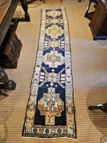 Antique Persian 9' 7" Runner Rug at Sturmans Antiques rugs for sale