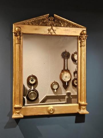 Antique Regency Timber Gilt Mirror at Sturmans Antiques mirror for sale