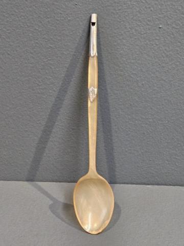 Antique Unusual Victorian Silver and Horn Whistle Spoon at Sturmans Antiques silver for sale 