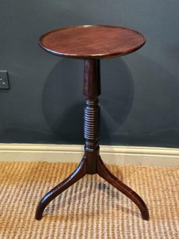 Antique Georgian Mahogany Candle Table at Sturmans Antiques furniture for sale