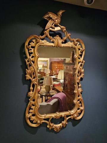 Antique Early Victorian Timber Gilt Mirror at Sturmans Antiques mirror for sale