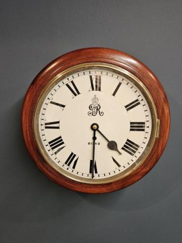 Antique George V G.P.O. Fusee Dial Clock at Sturmans Antiques clock for sale