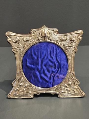 Antique Art Nouveau Silver Photo Frame at Sturmans Antiques photo frame for sale