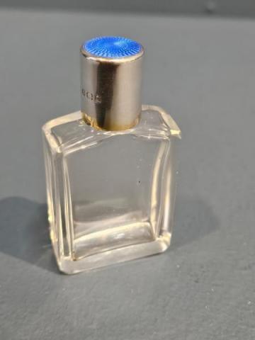 Antique Small Silver and Enamel Scent Bottle at Sturmans Antiques scent bottle for sale
