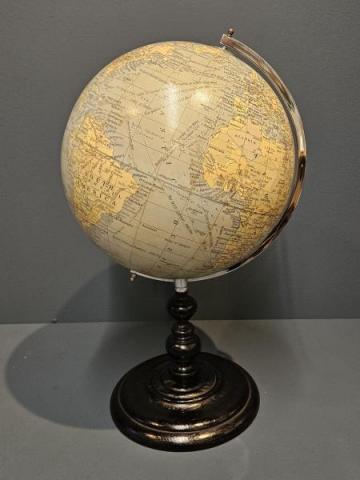 Antique 10" Geographia Paper Mache Globe at Sturmans Antiques globe for sale