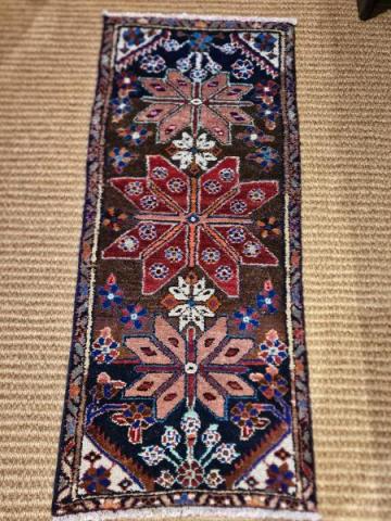 Antique Small Persian Runner at Sturmans Antiques rug for sale