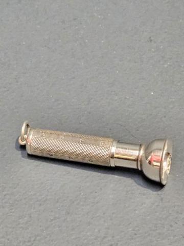 Antique Silver Twist Action Cigar Piercer at Sturmans Antiques silver for sale