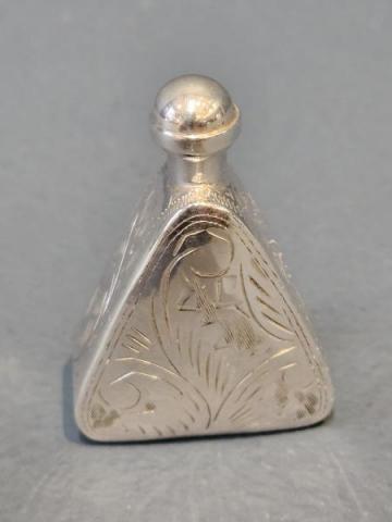 Antique Small Silver Cologne Bottle at Sturmans Antiques silver for sale
