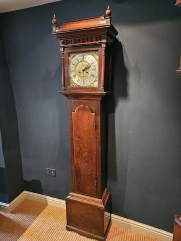 Antique Fell of Ulverston George II Oak Longcase Clock at Sturmans Antiques clock for sale