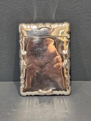 Antique Silver Card Case at Sturmans Antiques silver for sale