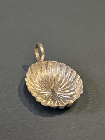 Antique Georgian Silver Tea Scoop by Joseph Willmore of Birmingham at Sturmans Antiques silver for sale