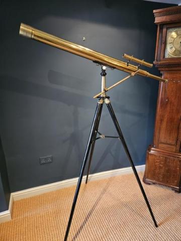 Antique Star Gazing Telescope at Sturmans Antiques furniture for sale