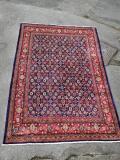 Antique Large Persian Pure Wool Rug at Sturmans Antiques rugs for sale